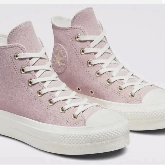 Pink Platform Converse Chuck Taylor - Picture 2 of 6